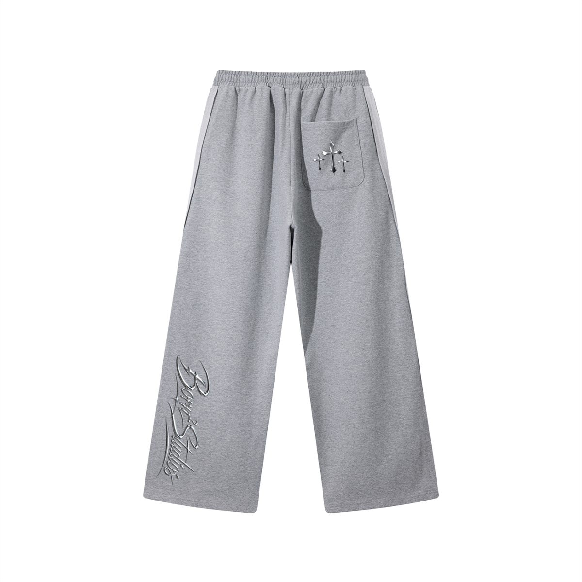 [Born]² Contrast Tape Straight-Leg Sweatpants