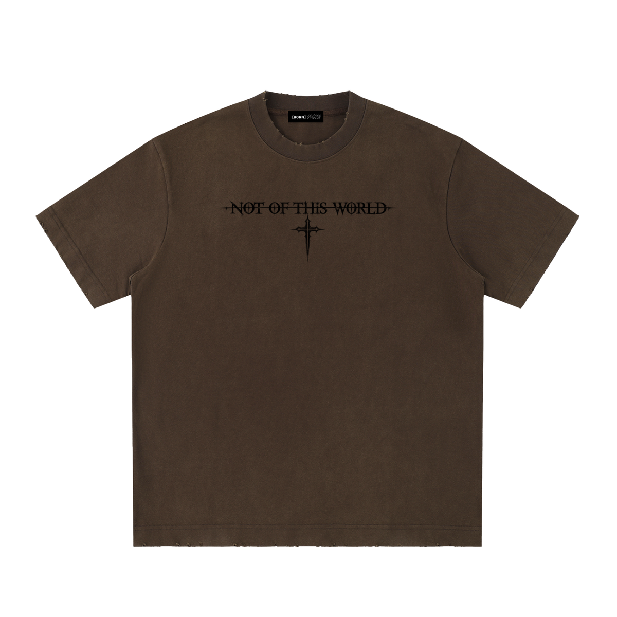 [Born]² Heavyweight Vintage Washed Frayed T-Shirt