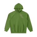 [Born]² Avocado Green Contrast Piping Raglan Hoodie