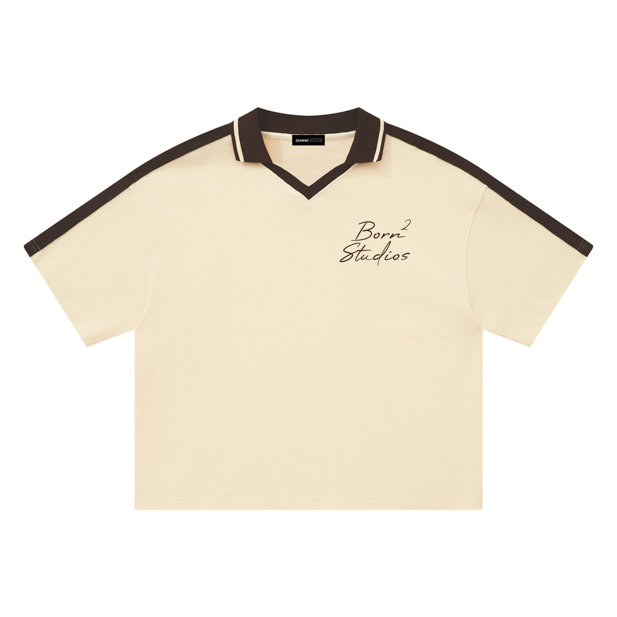 Unisex Color Block Polo Shirt