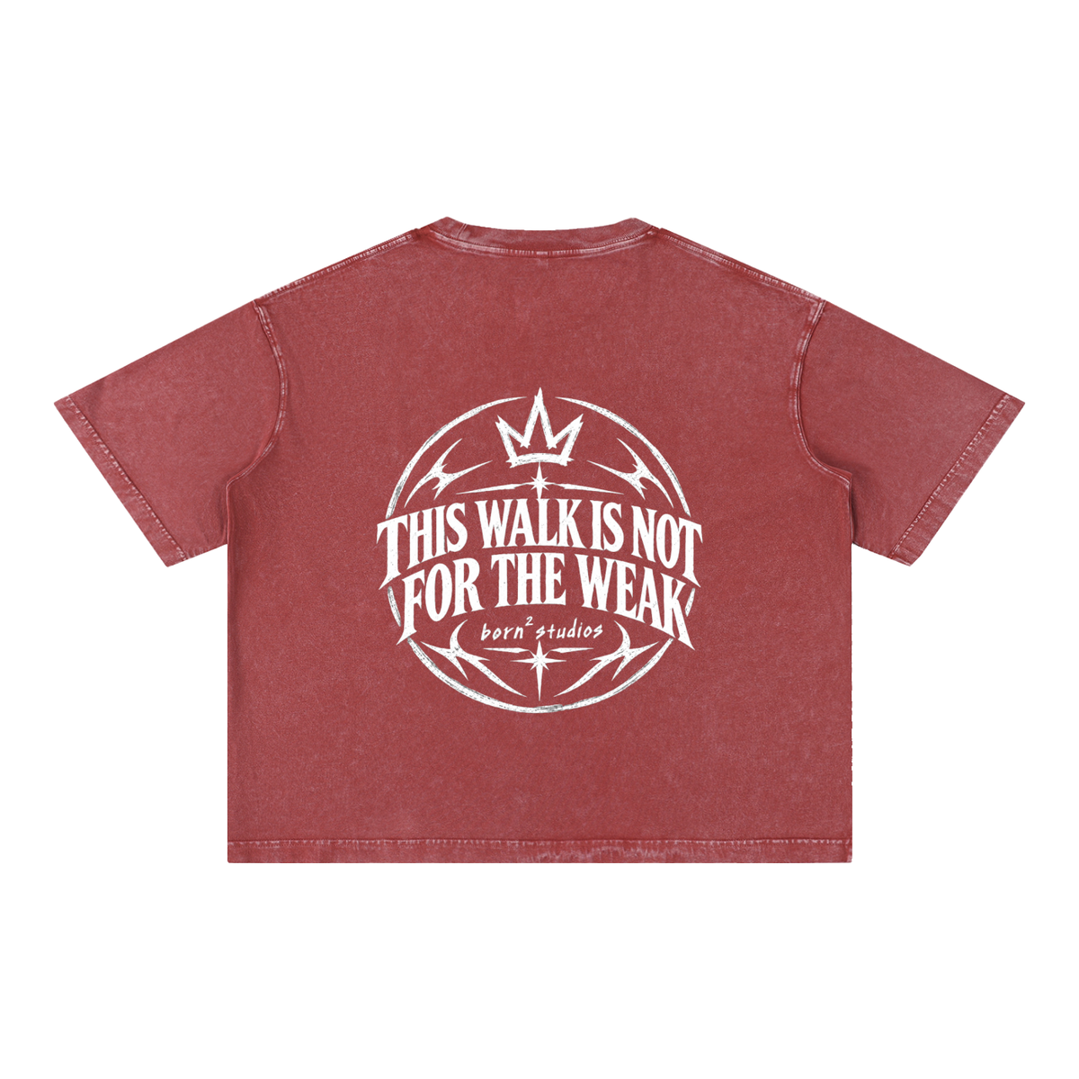 [Born]² Mineral Wash Boxy Cotton T-Shirt