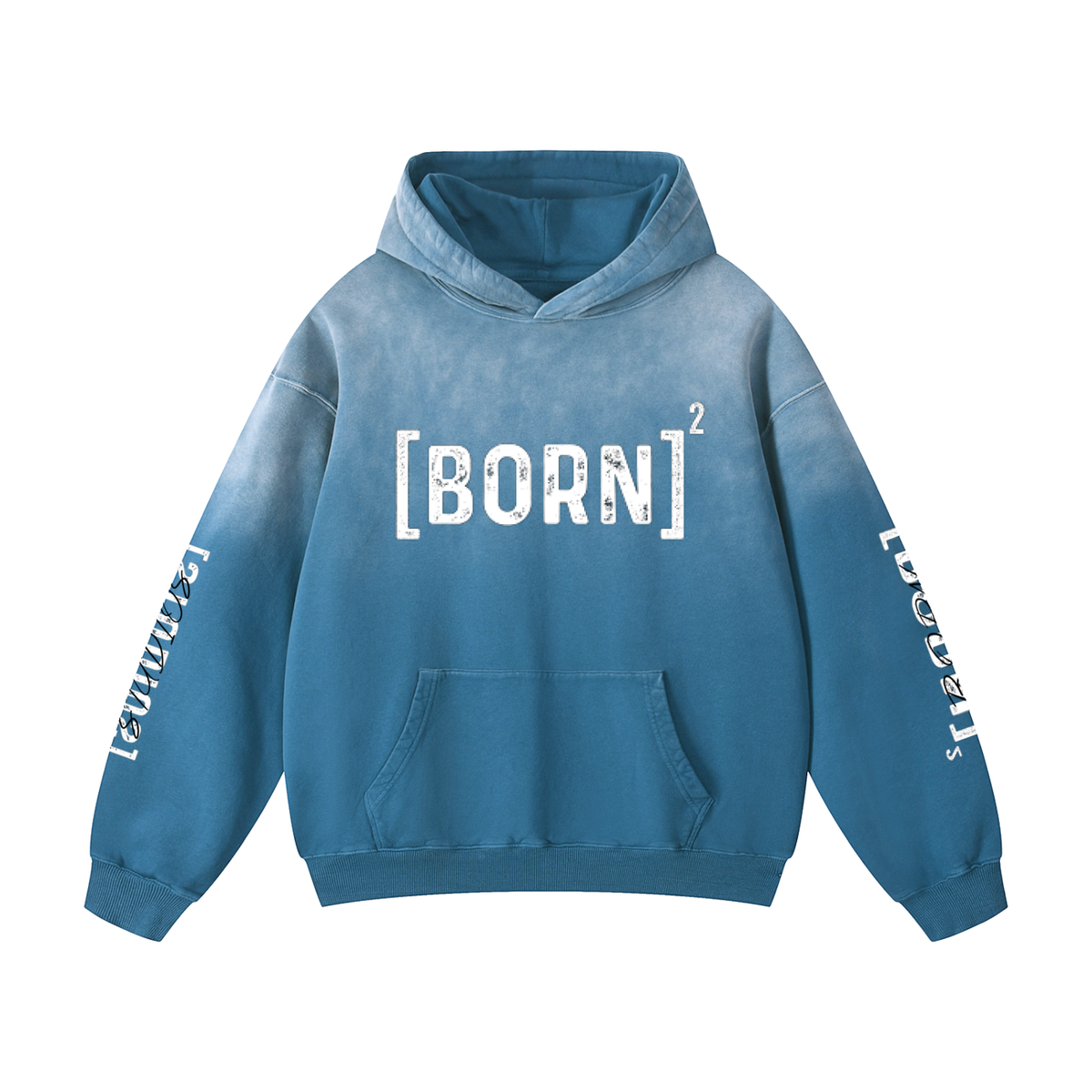 [Born]² Heavyweight Sunfade Oversized Hoodie