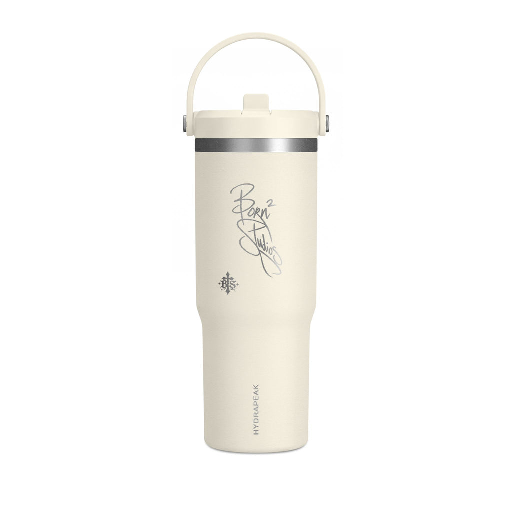 [Born]² 32oz Black Nomad Tumbler with Signature Script Design