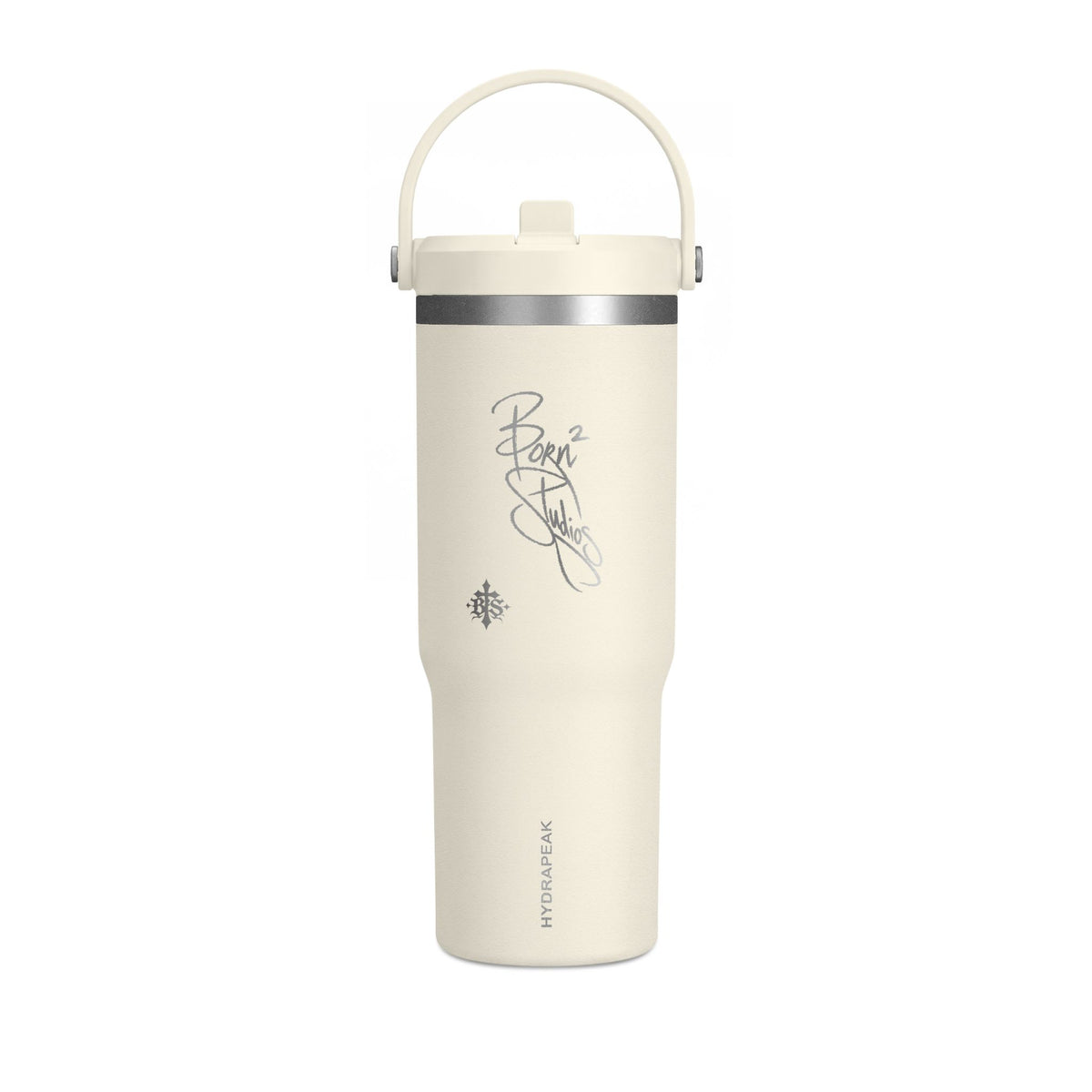 [Born]² 32oz Black Nomad Tumbler with Signature Script Design