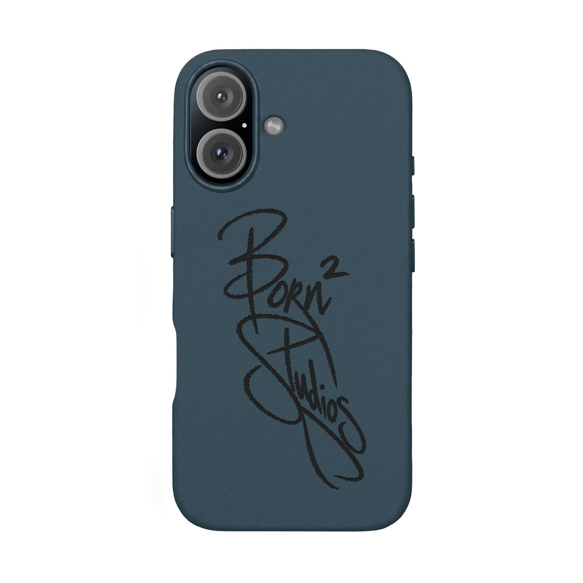 [Born]² Engraved Leather iPhone Case