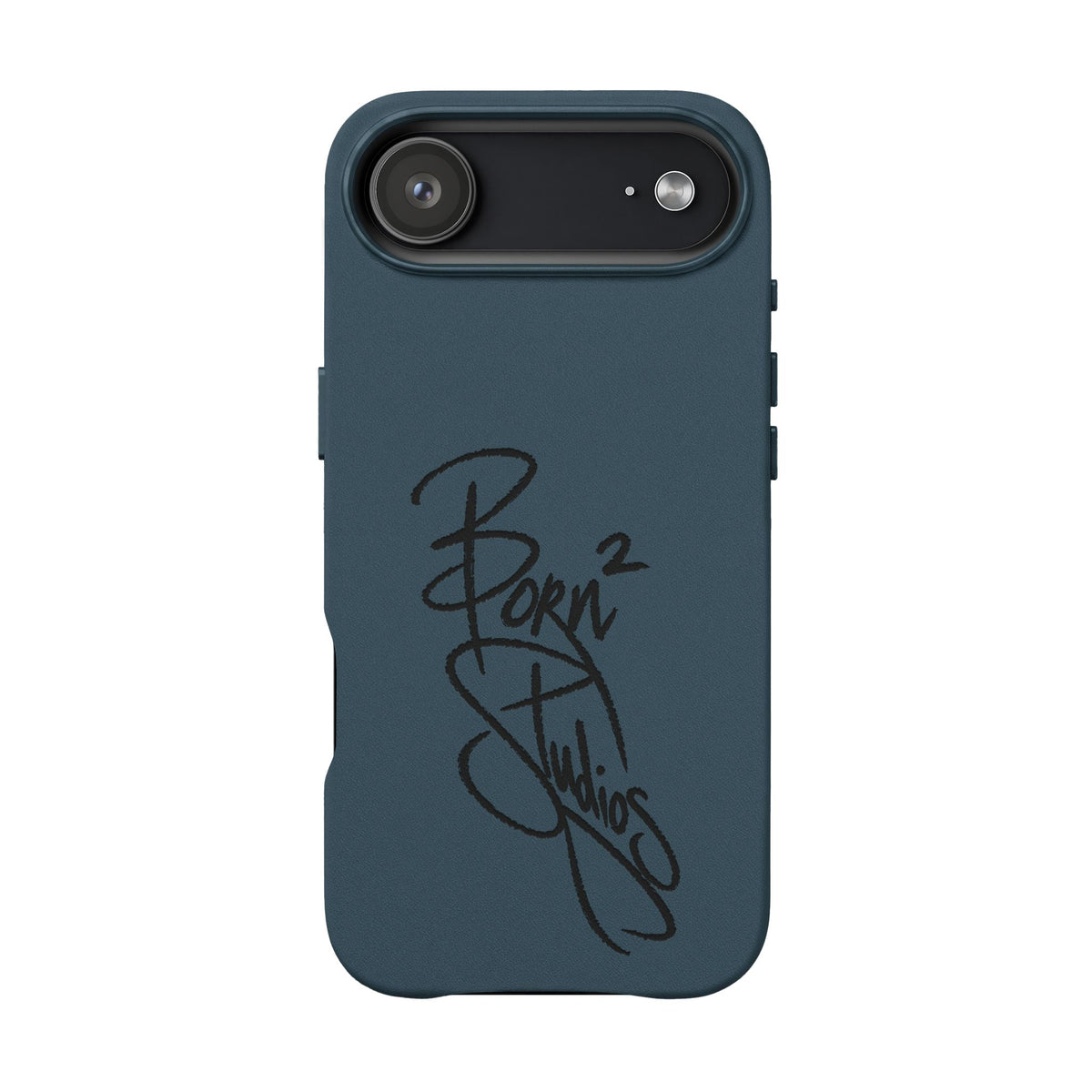 [Born]² Engraved Leather iPhone Case