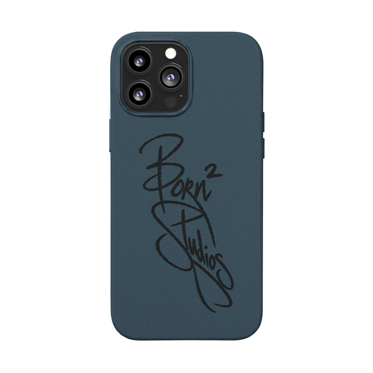 [Born]² Engraved Leather iPhone Case