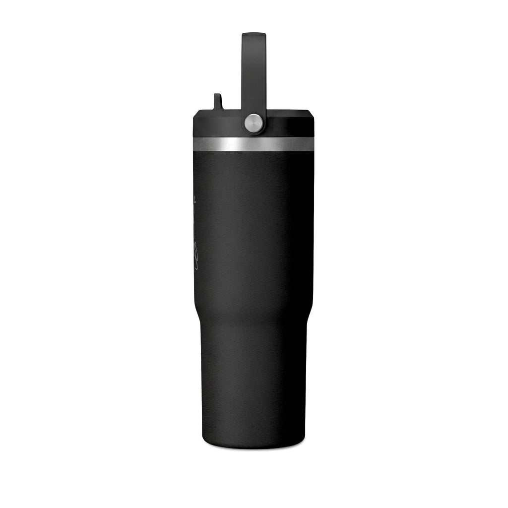 [Born]² 32oz Black Nomad Tumbler with Signature Script Design