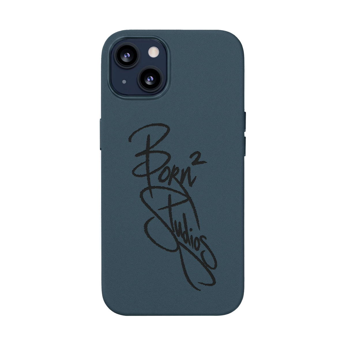 [Born]² Engraved Leather iPhone Case