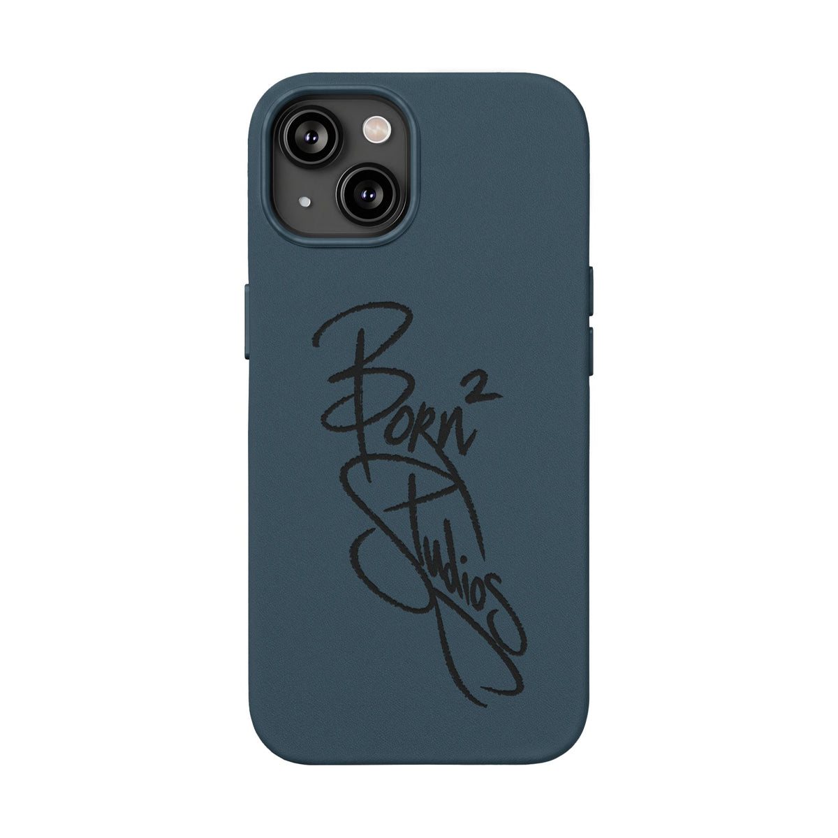 [Born]² Engraved Leather iPhone Case