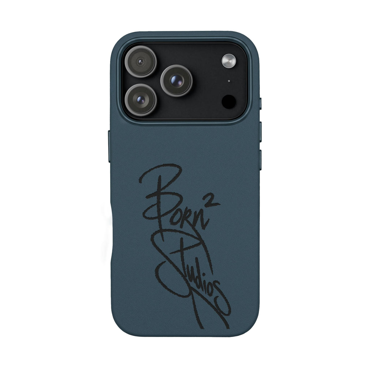 [Born]² Engraved Leather iPhone Case
