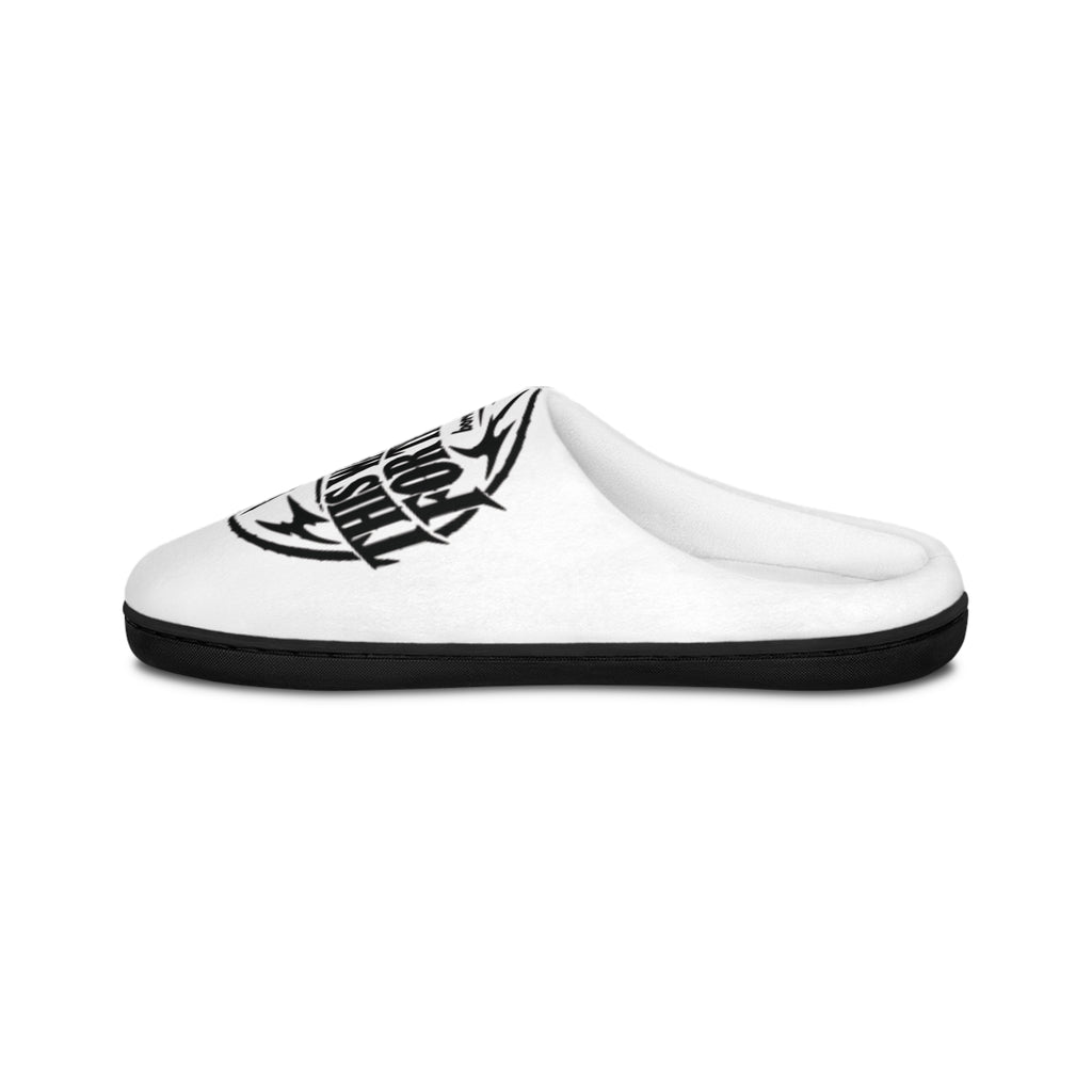 [Born]² This Walk Is Not for the Weak Inspirational Men's Indoor Slippers
