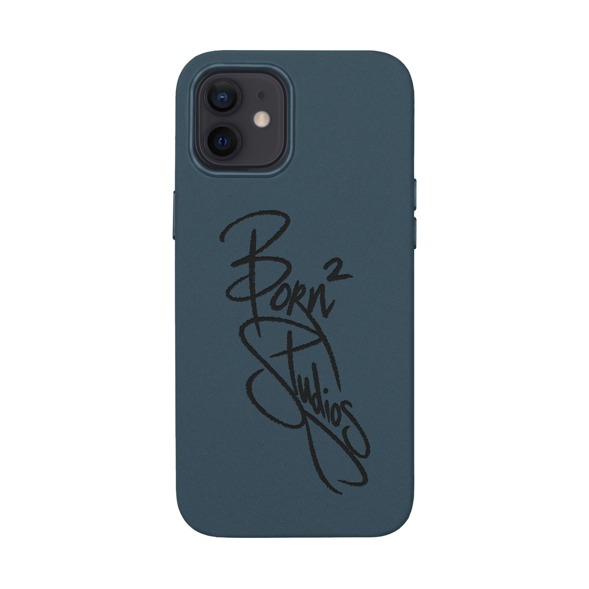 [Born]² Engraved Leather iPhone Case