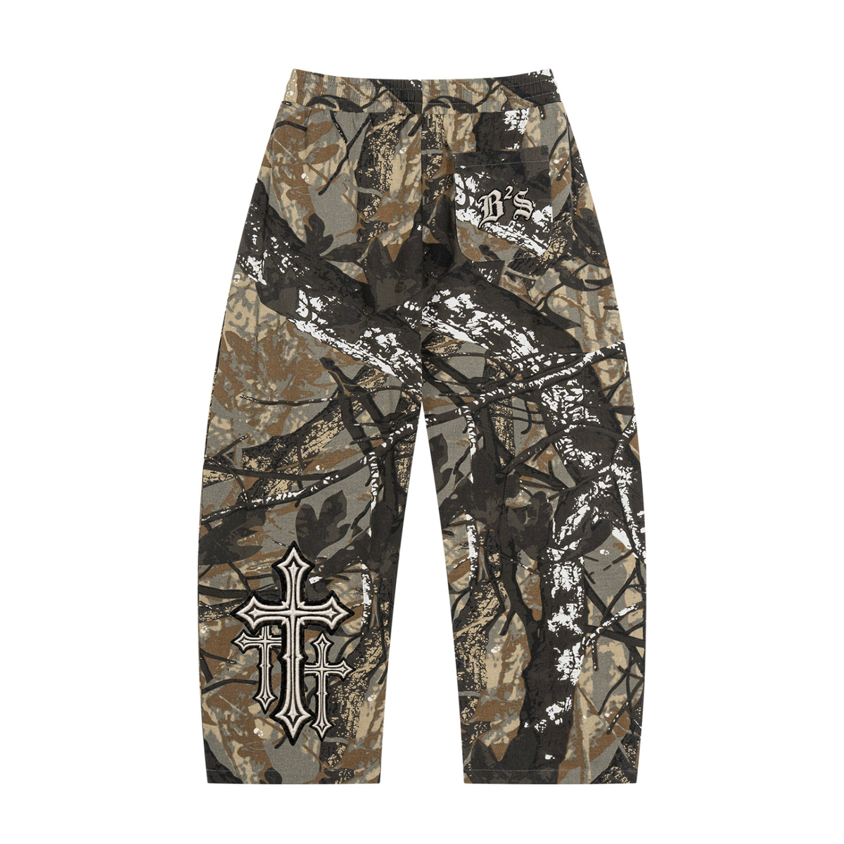[Born]² Tree Camo Barrel Leg Pants