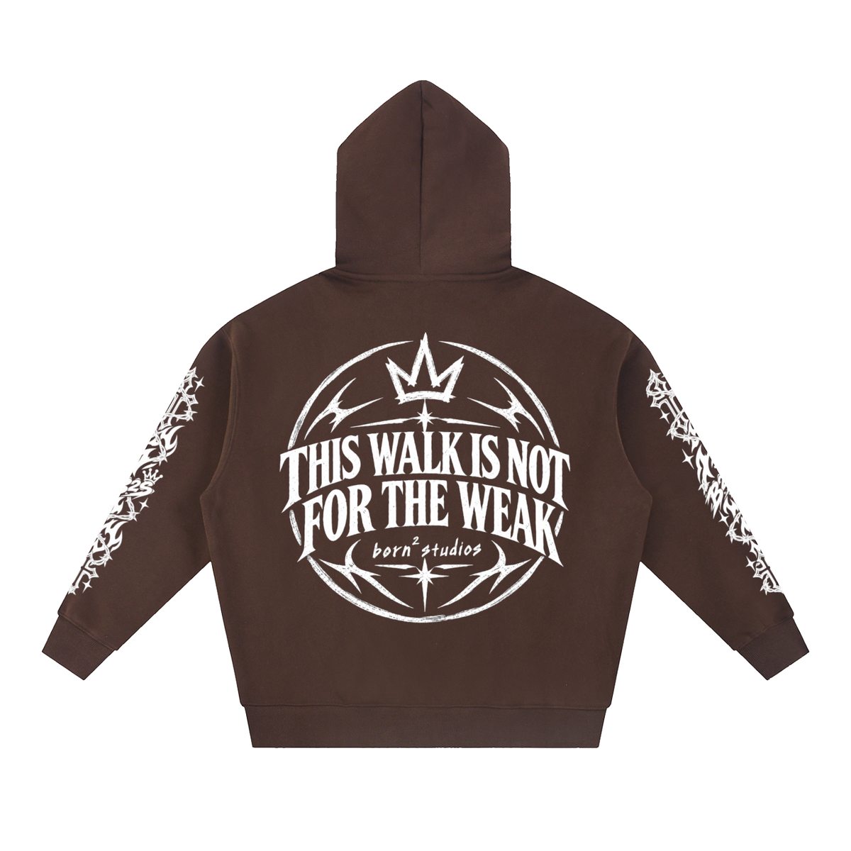 [Born]² Essential Oversized Fleece Boxy Hoodie