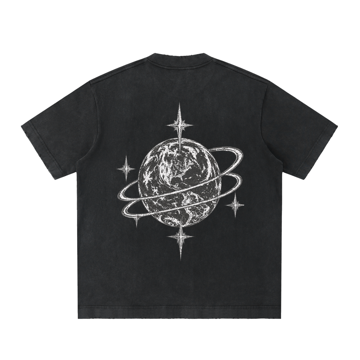 [Born]² Heavyweight Vintage Washed Frayed T-Shirt