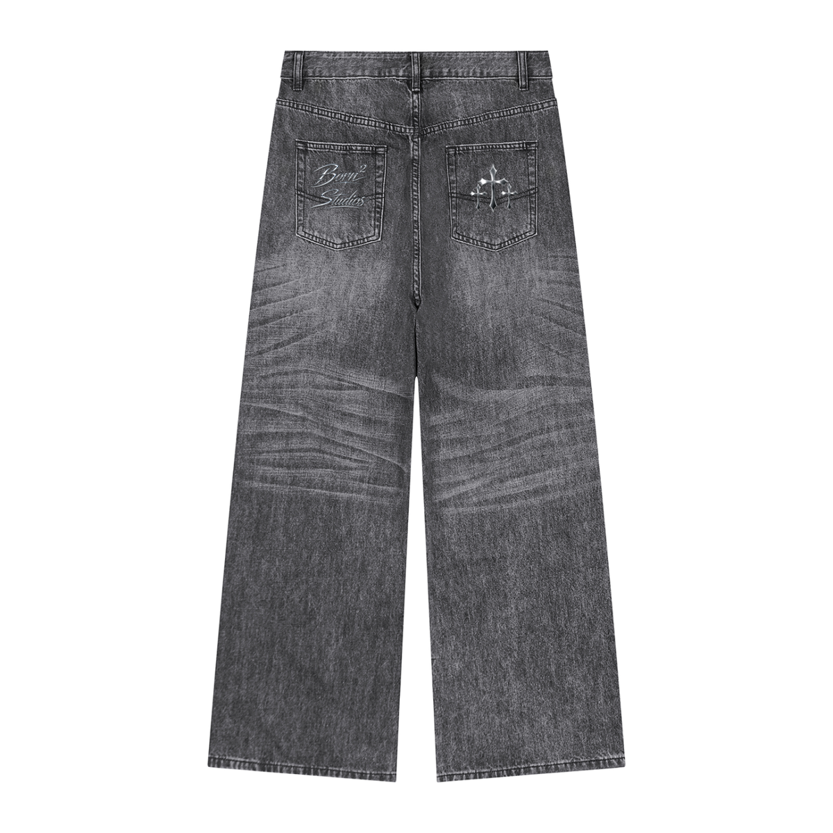 Men's Vintage Wash Denim Jeans