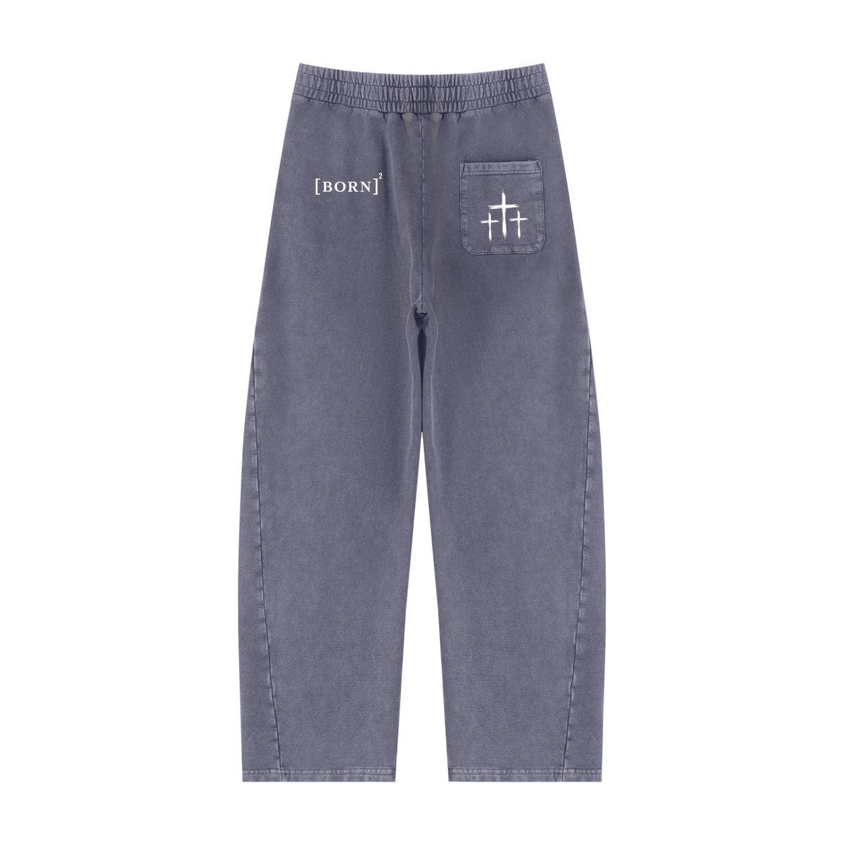 Unisex Mineral Wash Barrel Sweatpants