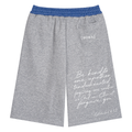 Unisex Plaid Waistband Shorts