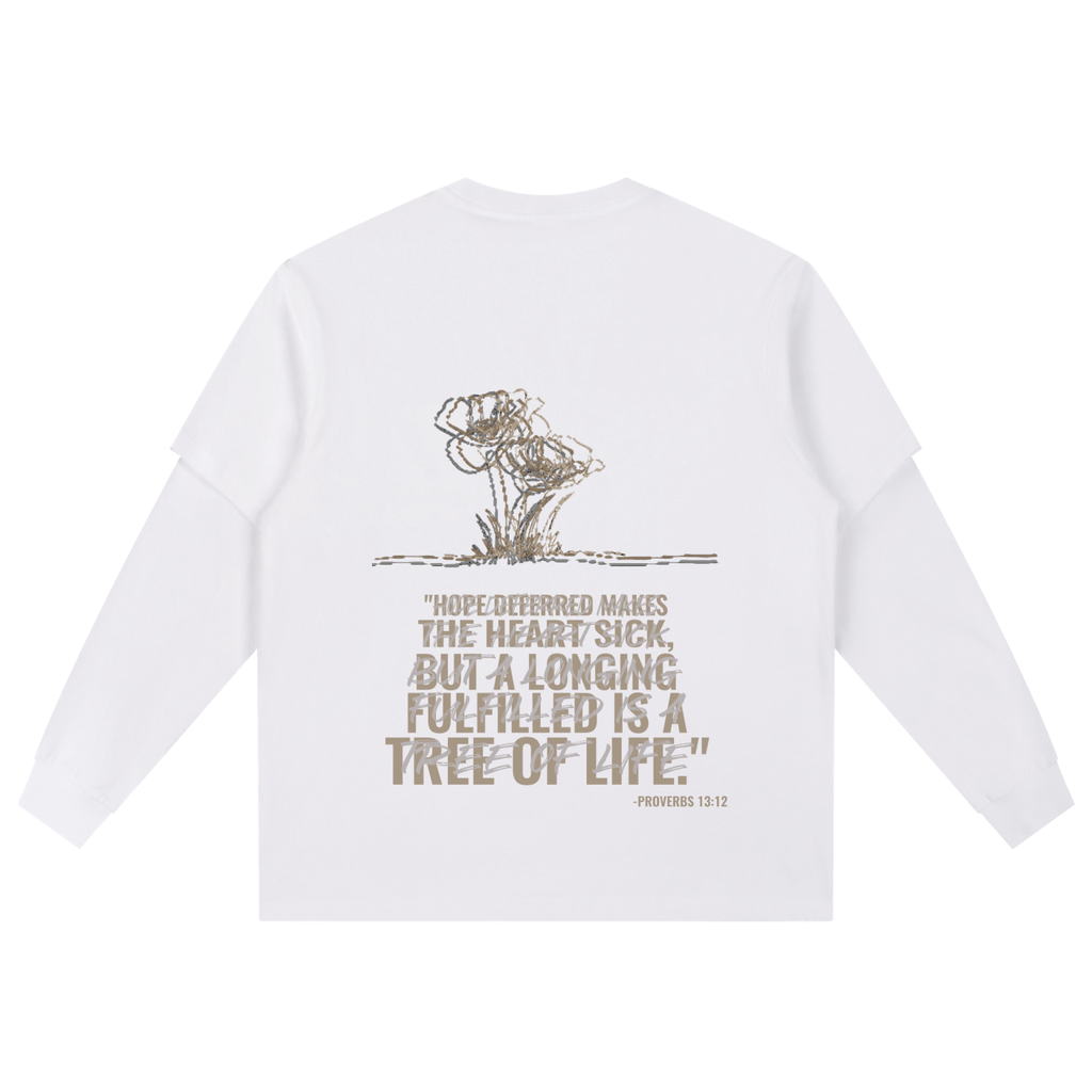 Layered Long Sleeve Oversized Tee