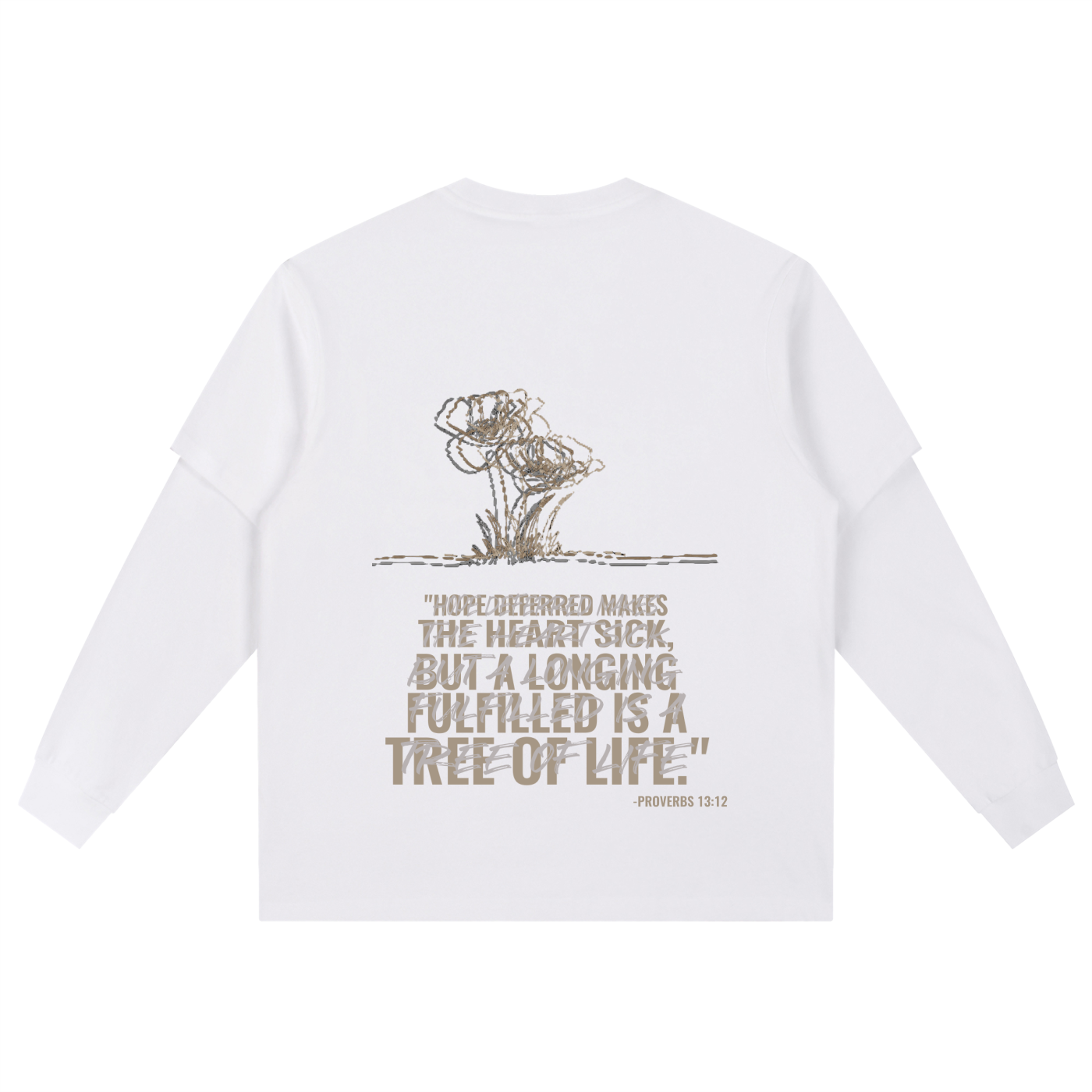 Layered Long Sleeve Oversized Tee