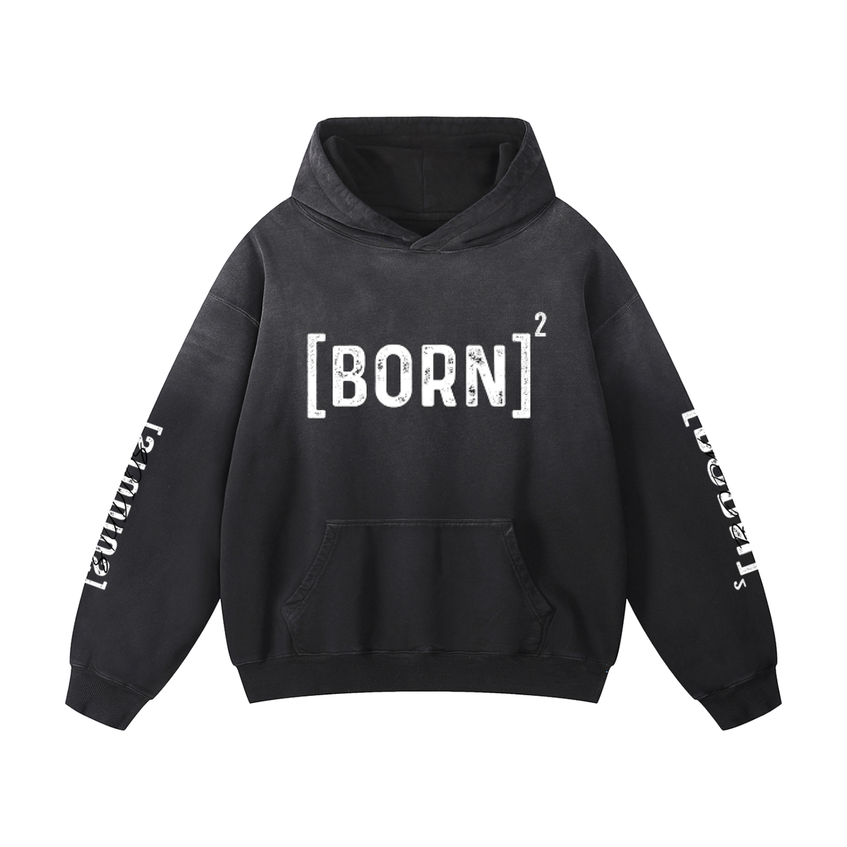 [Born]² Heavyweight Sunfade Oversized Hoodie