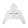 Essential Cropped Zip-Up Hoodie
