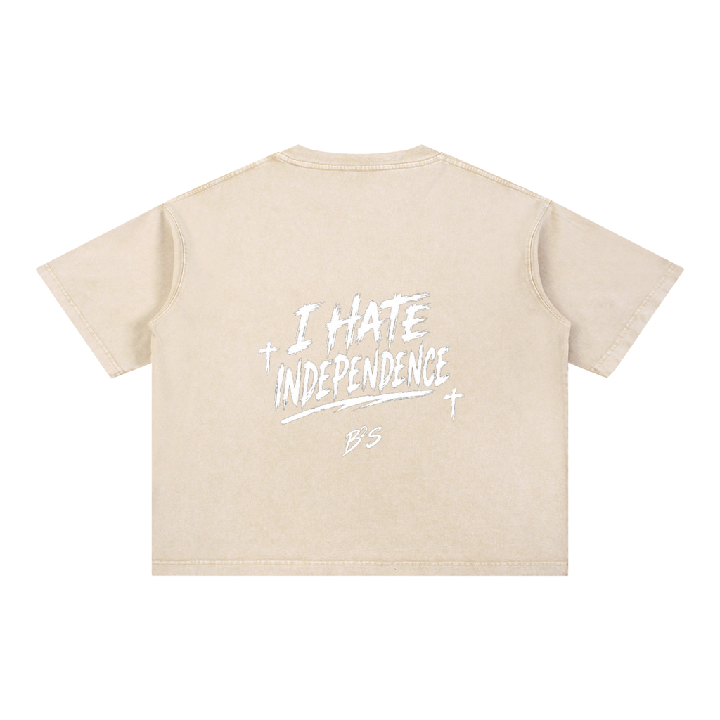 [Born]² Mineral Wash Boxy Cotton T-Shirt