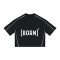 Unisex Heavyweight Boxy Piping T-Shirt