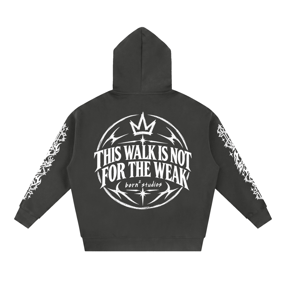 [Born]² Essential Oversized Fleece Boxy Hoodie