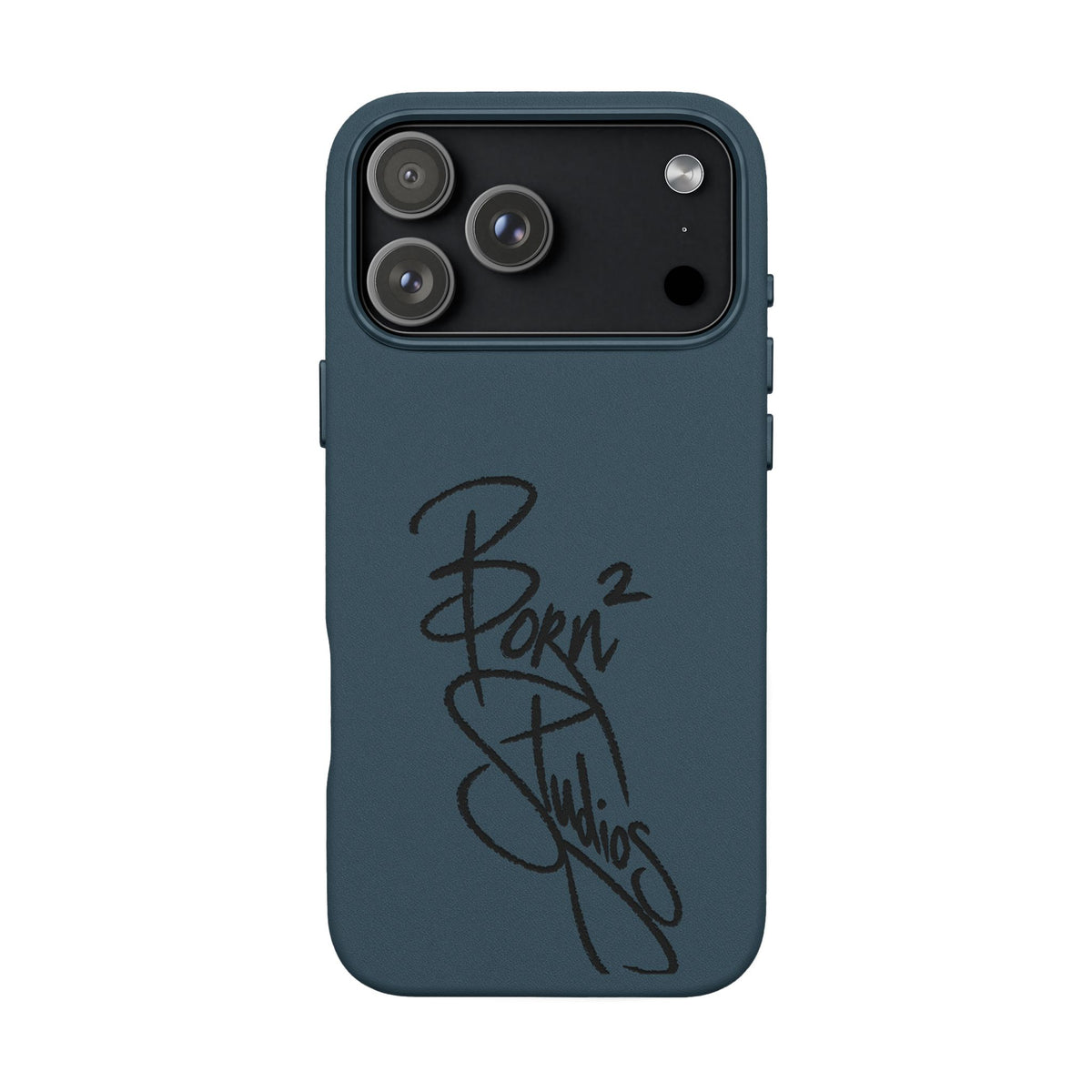 [Born]² Engraved Leather iPhone Case