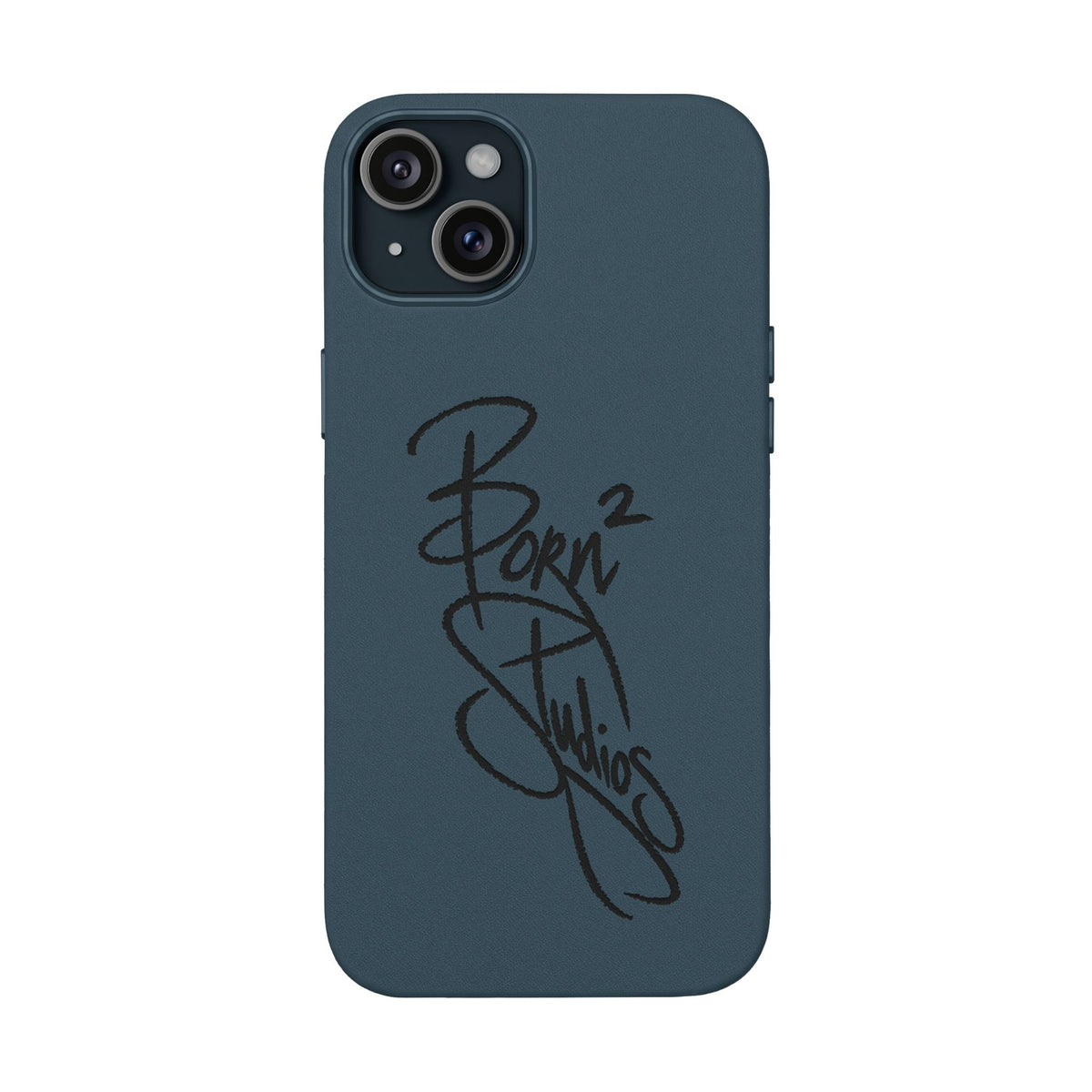 [Born]² Engraved Leather iPhone Case