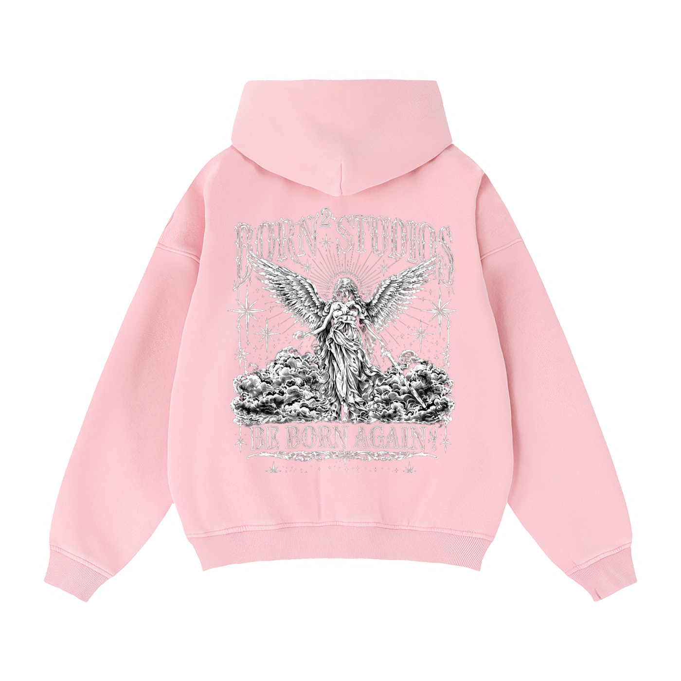 Zip-Through Boxy Fleece Hoodie