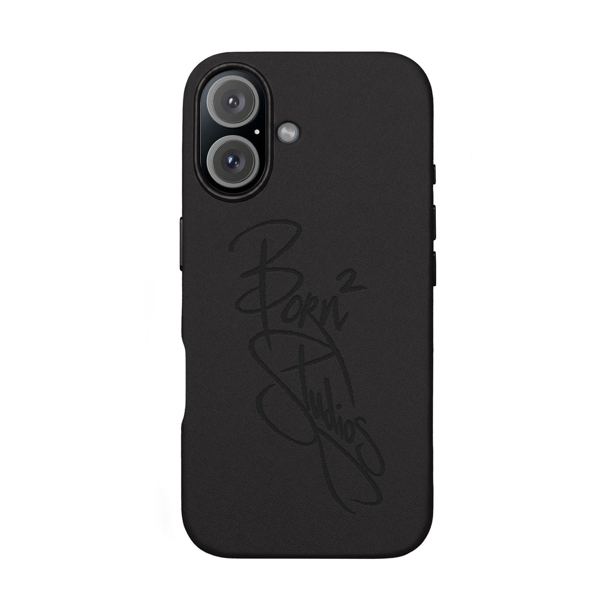 [Born]² Engraved Leather iPhone Case