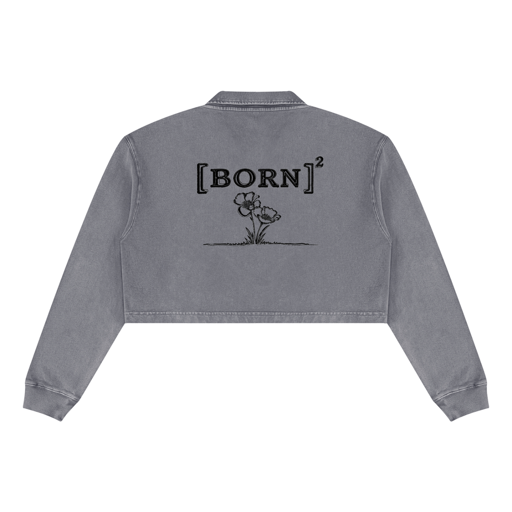 Women’s Vintage Wash Crop Sweatshirt