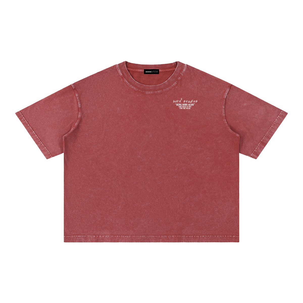 [Born]² Mineral Wash Boxy Cotton T-Shirt