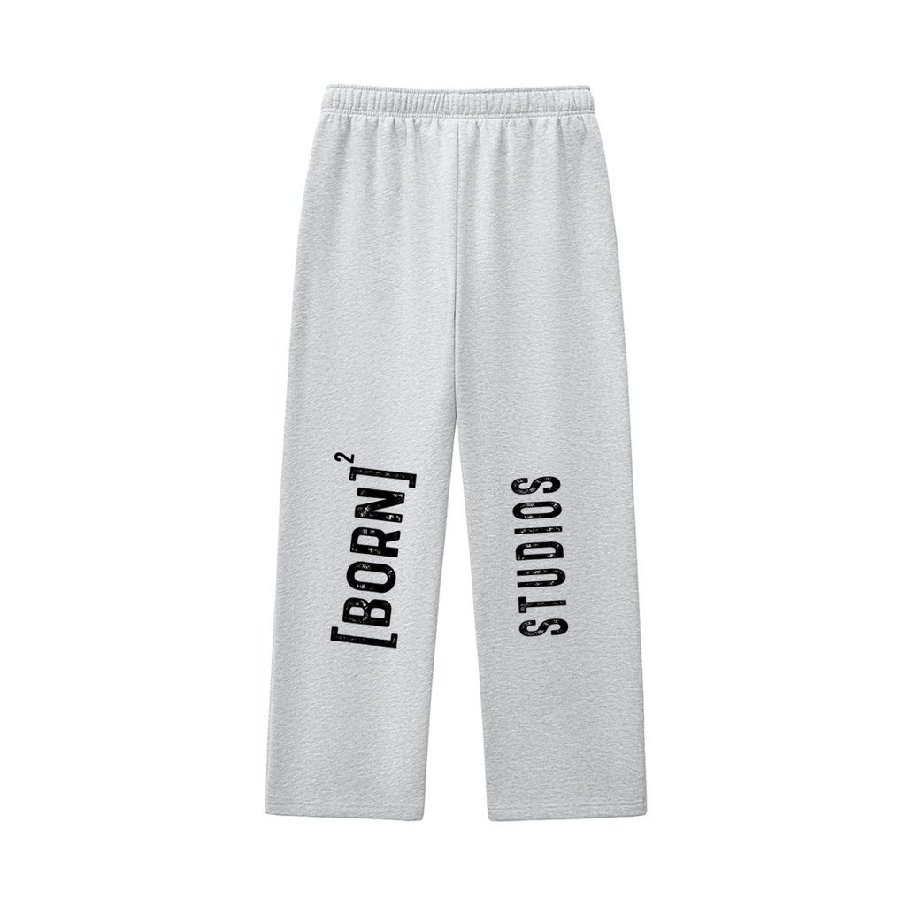 Contrast-Stitched Fleece Sweatpants