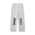Contrast-Stitched Fleece Sweatpants