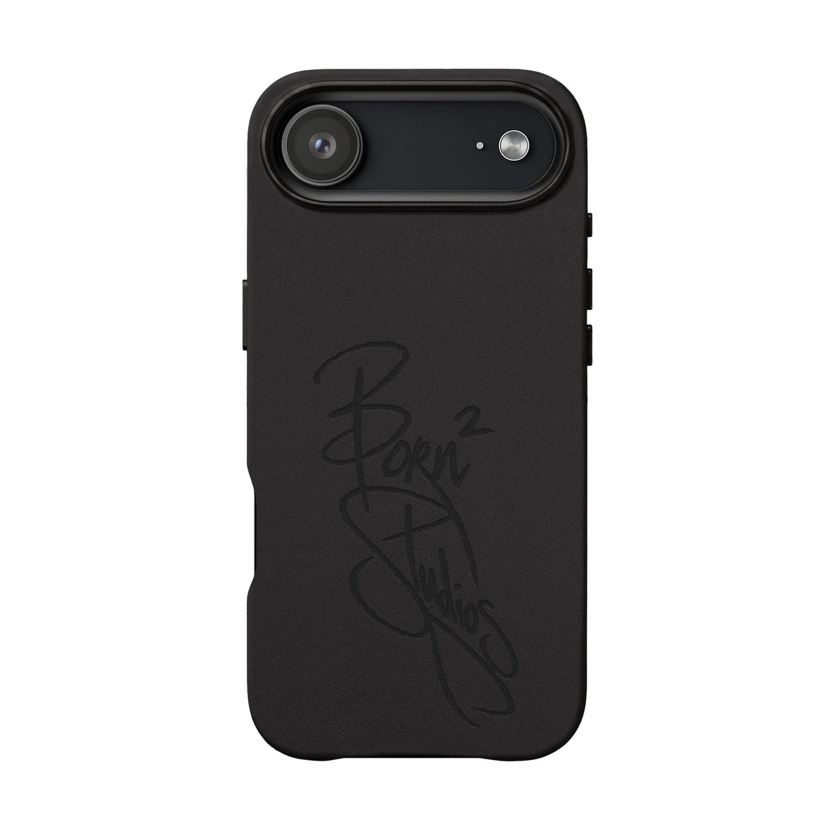 [Born]² Engraved Leather iPhone Case