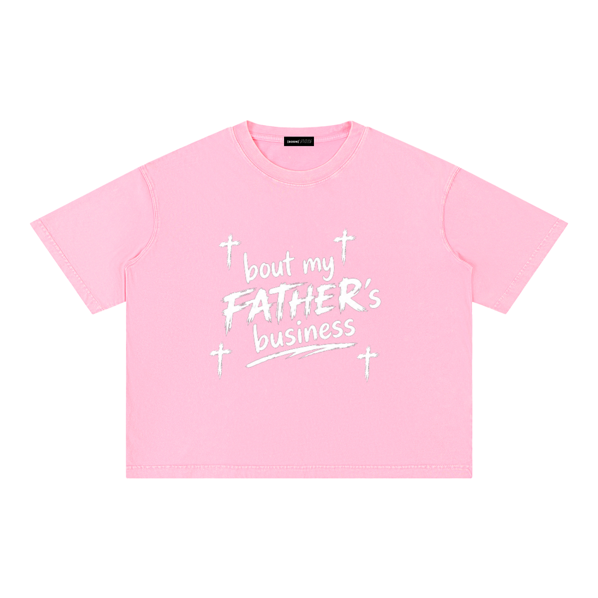 [Born]² Mineral Wash Boxy Cotton T-Shirt