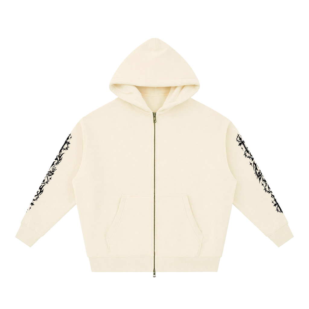 [Born]² Essential Oversized Fleece Boxy Hoodie