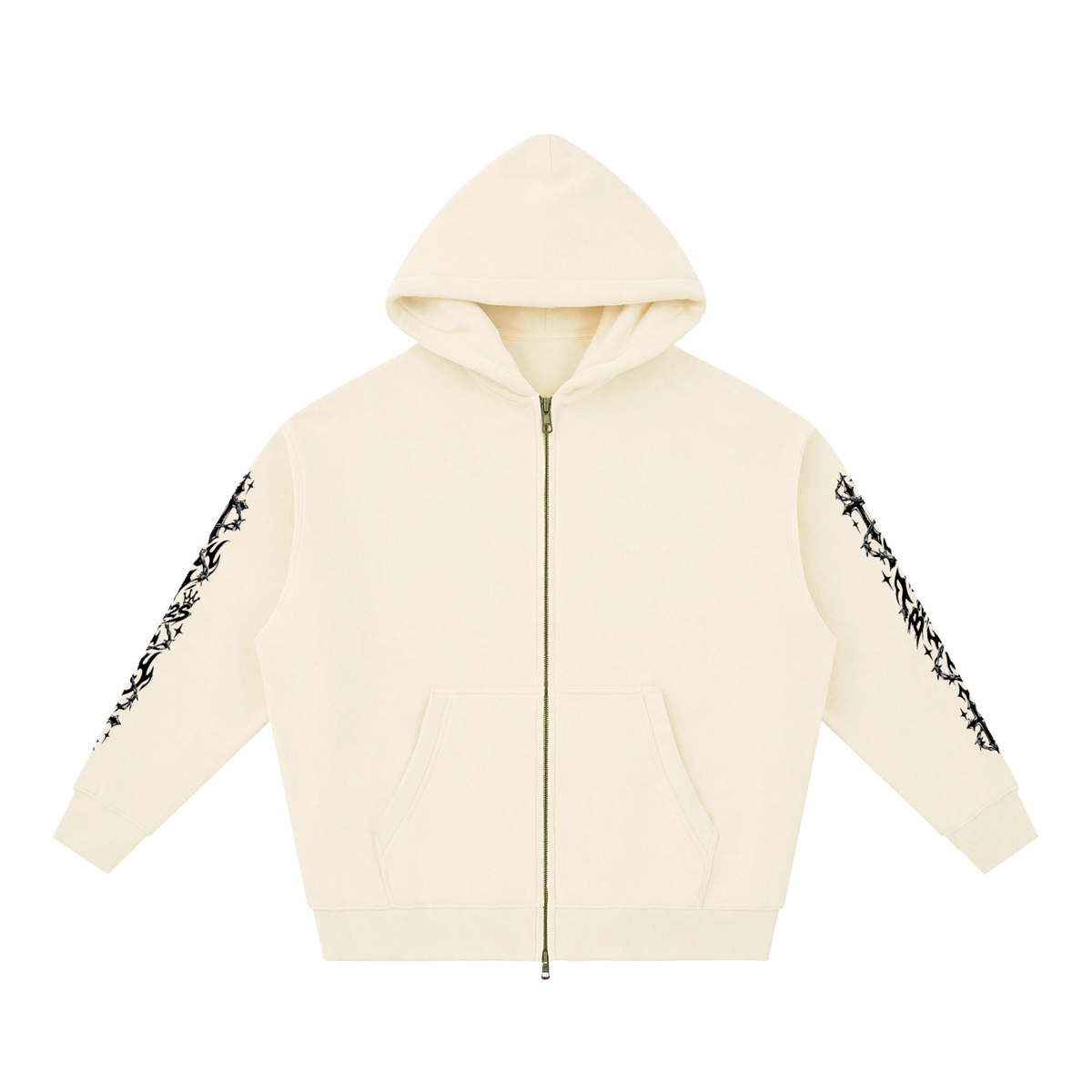[Born]² Essential Oversized Fleece Boxy Hoodie