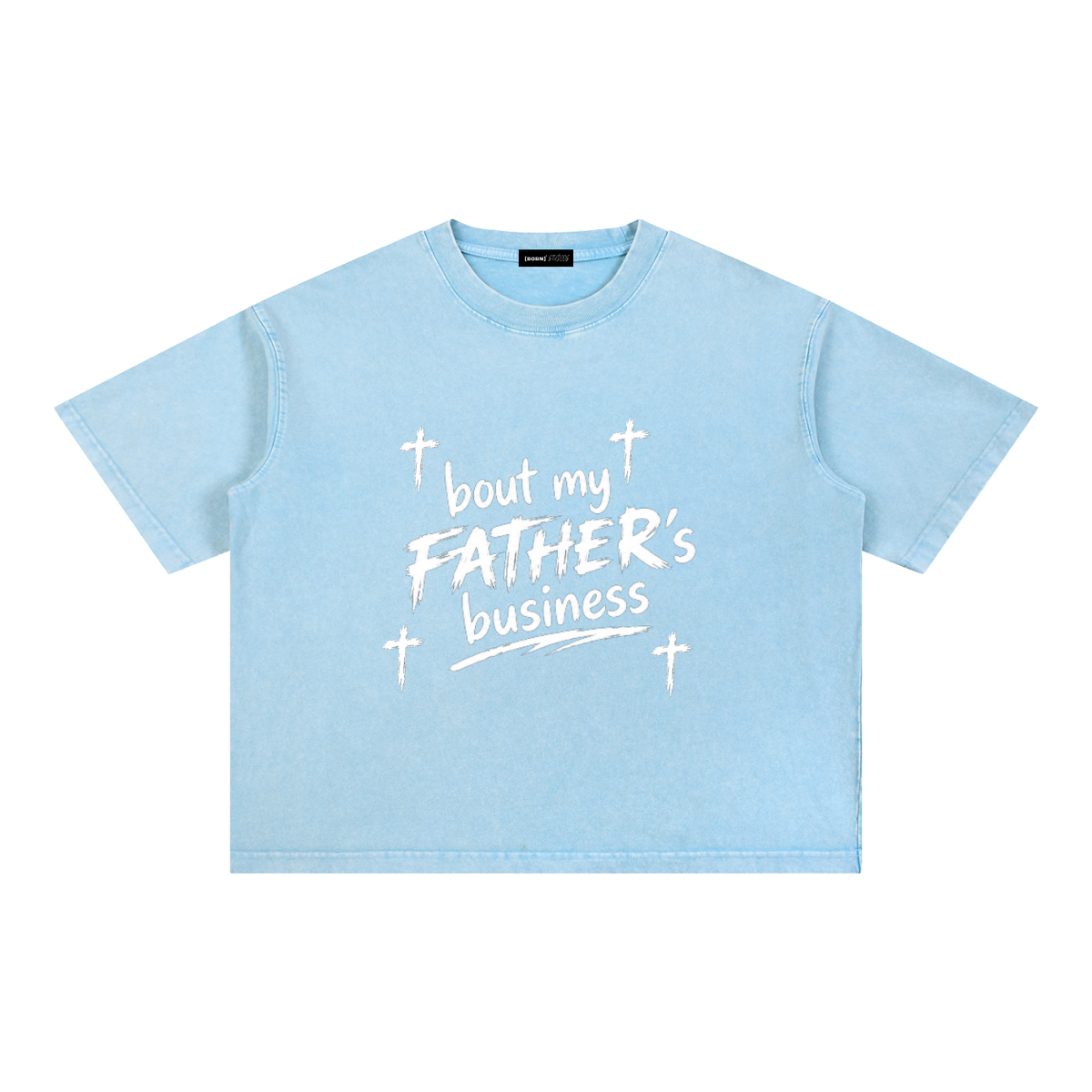 [Born]² Mineral Wash Boxy Cotton T-Shirt