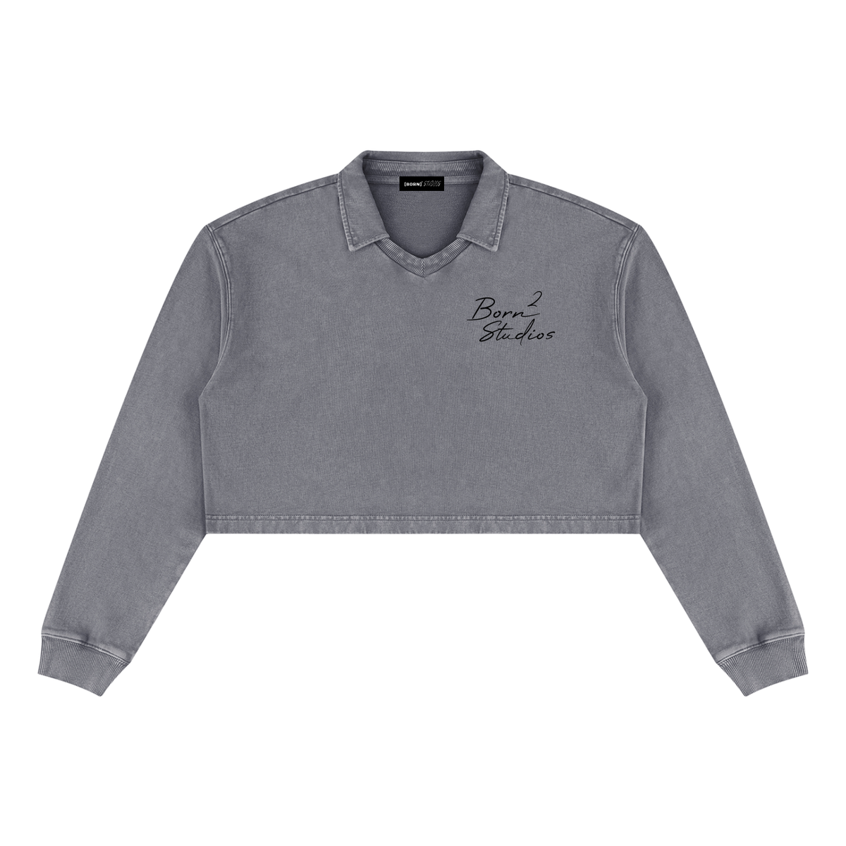 Women’s Vintage Wash Crop Sweatshirt