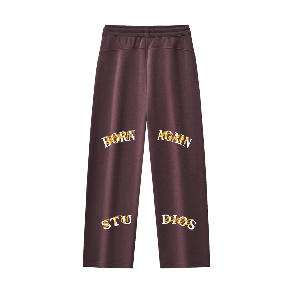 Essential Drawstring Straight-Leg Sweatpants