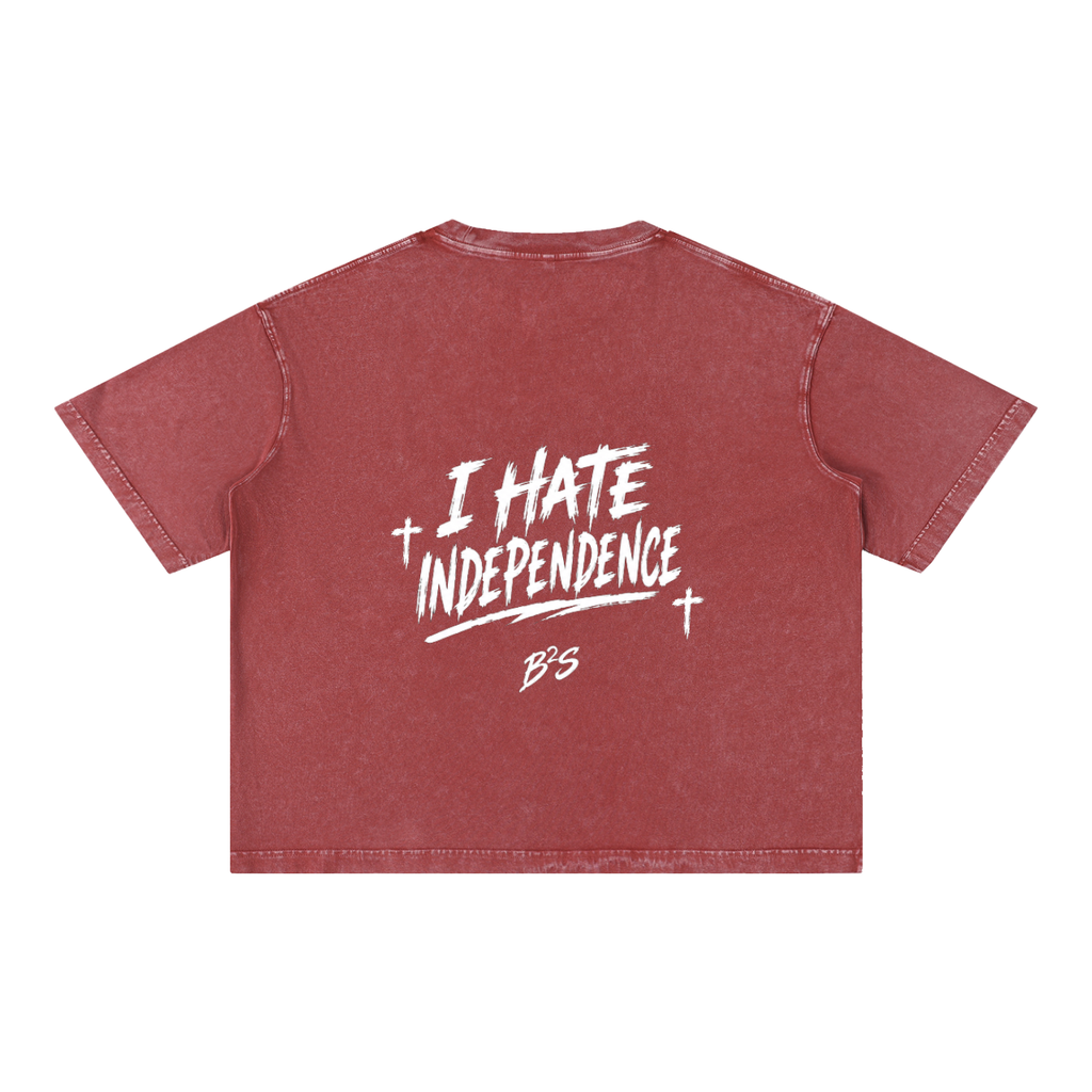 [Born]² Mineral Wash Boxy Cotton T-Shirt