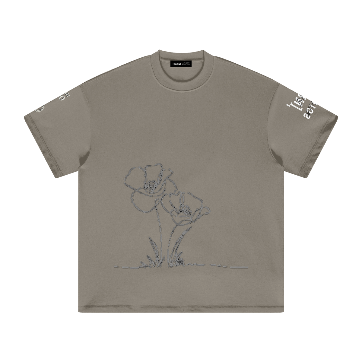 [Born]² Heavyweight Earth Tone T-Shirt