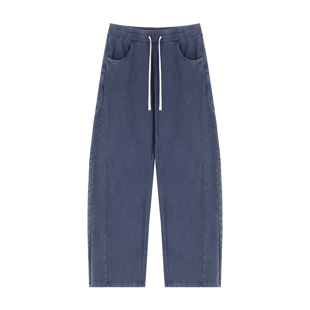 Unisex Mineral Wash Barrel Sweatpants