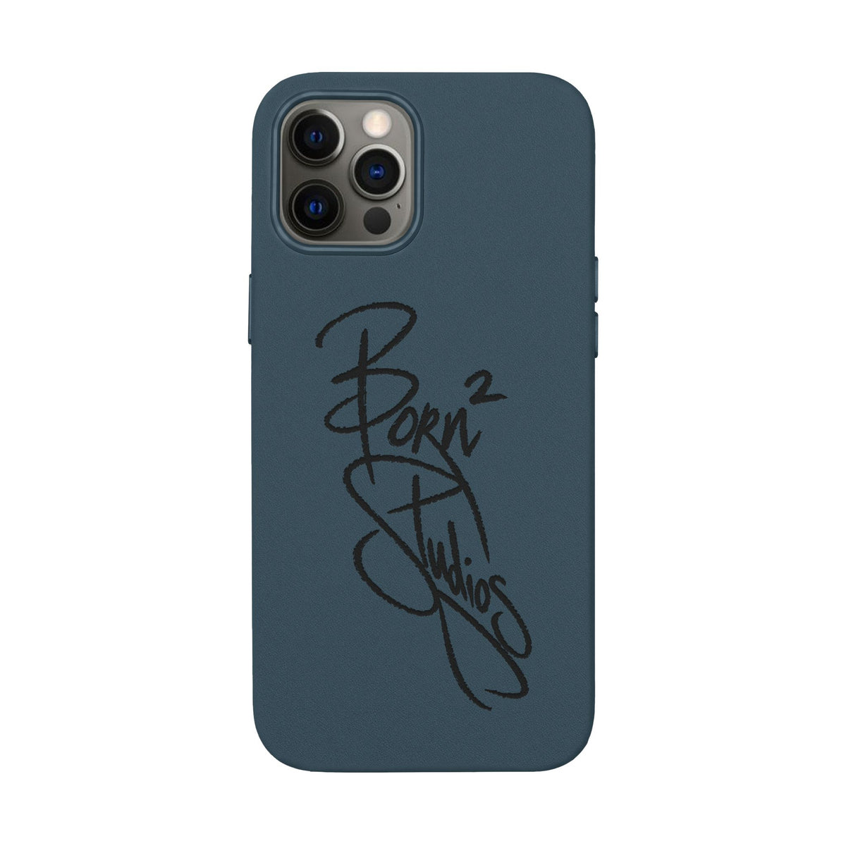 [Born]² Engraved Leather iPhone Case