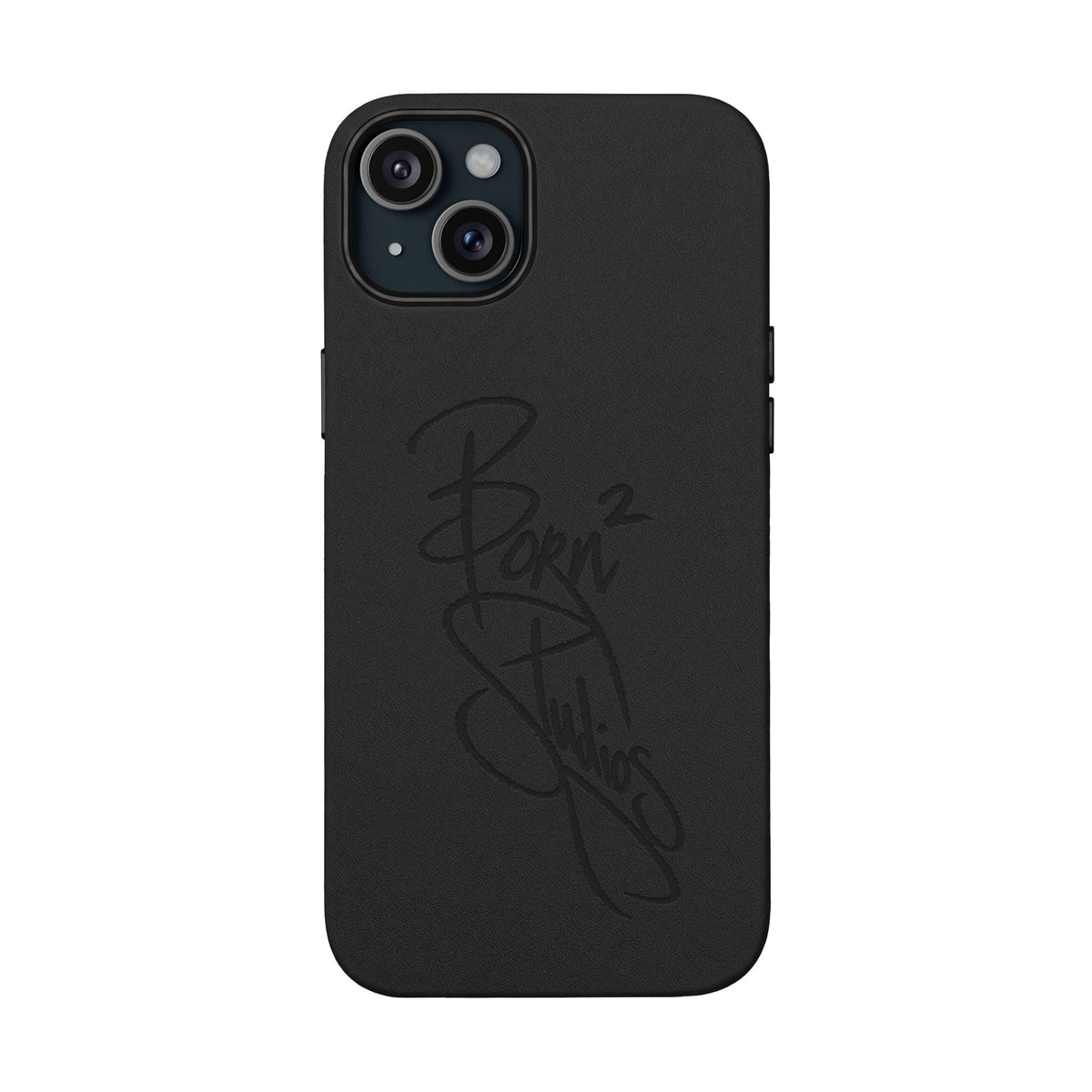 [Born]² Engraved Leather iPhone Case